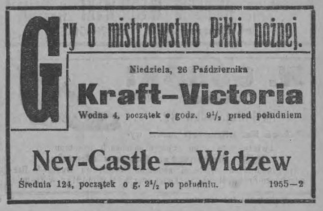 Zapowiedź meczu Newcastle – Widzew 1913