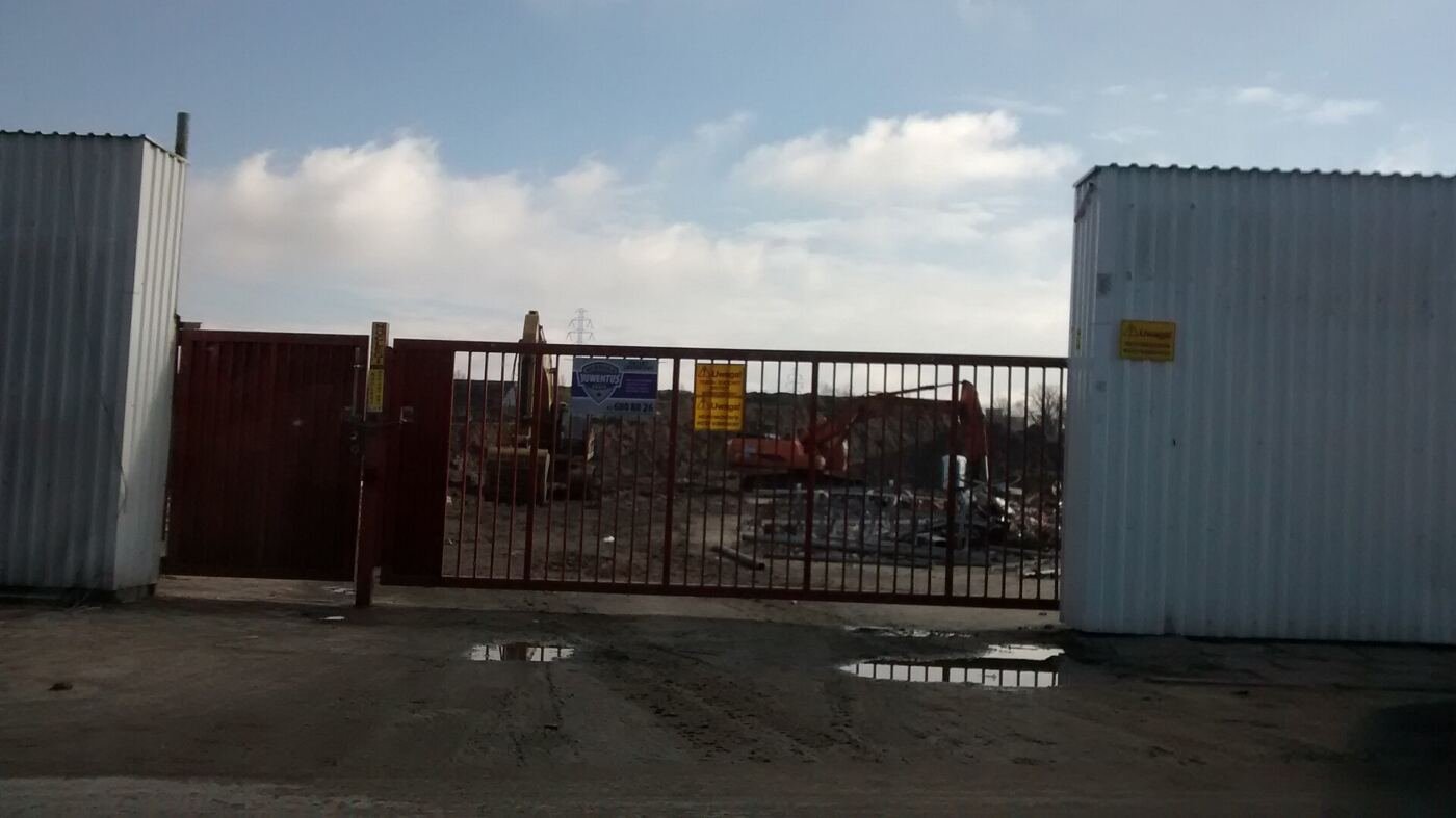 Rozbiórka starego stadionu Widzewa